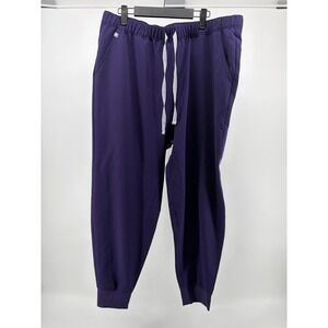 FIGS Scrub Pants, Purple Zamora Jogger Technical Collection, Women's Size XLS